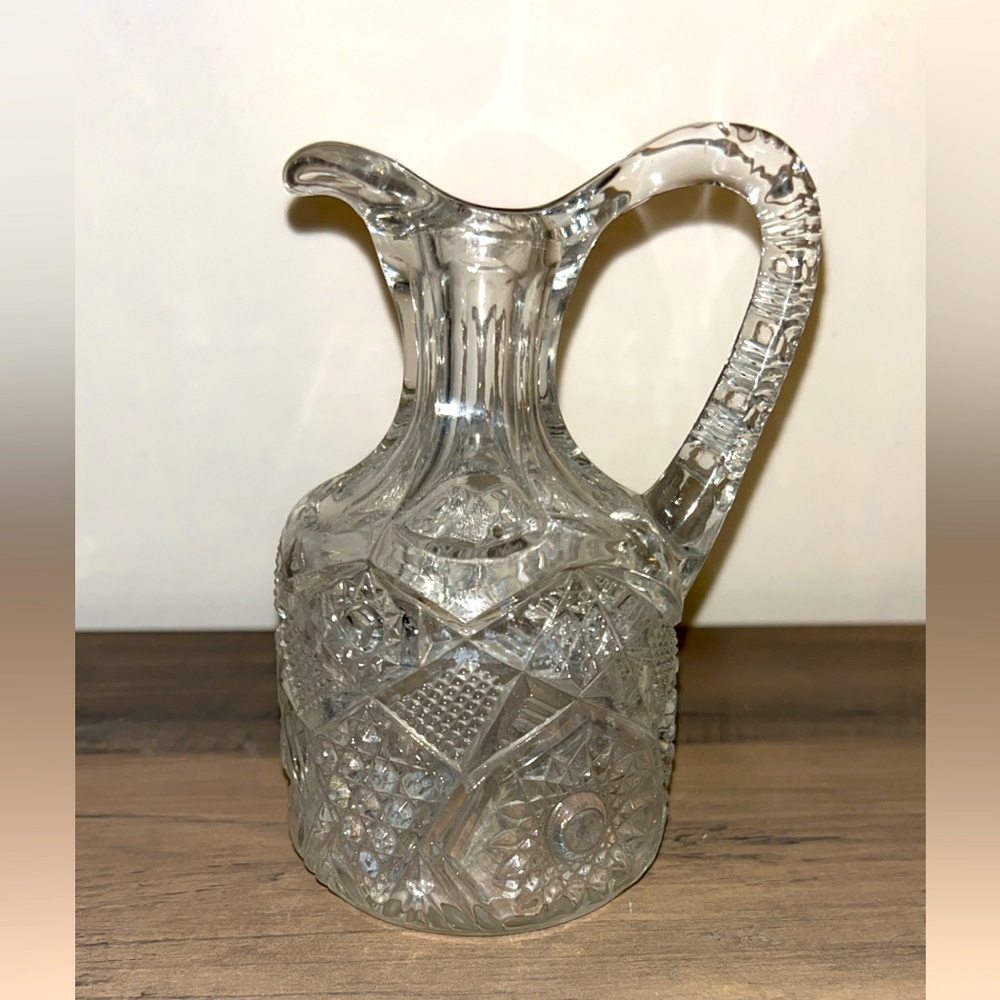 Small beautiful glass cruet